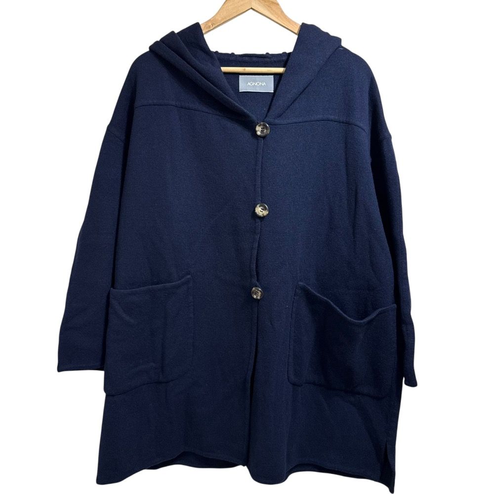 美品 AGNONA アニオナ カシミヤ×シルク オーバーサイズ