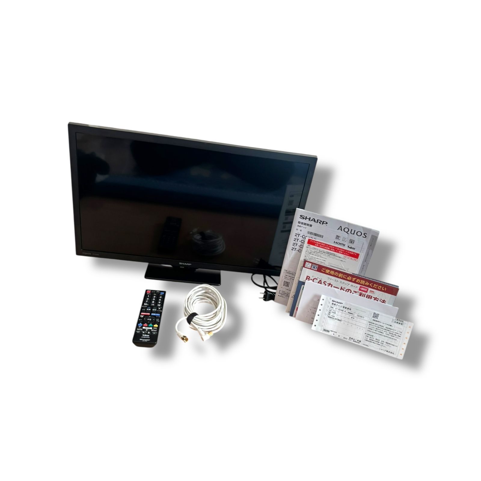 管理番号2723 シャープ 24V型 液晶 テレビ AQUOS 2T-C24DE-B