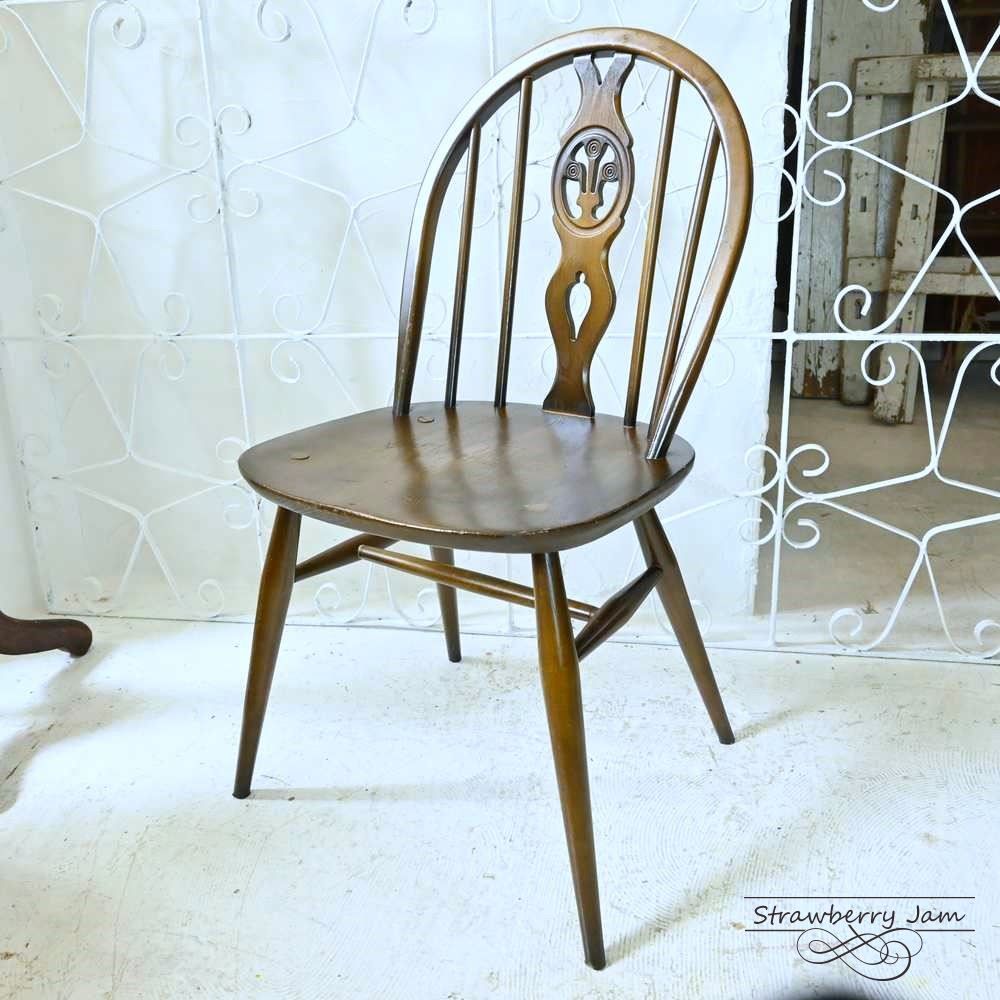 ス*ラ様 L3705-234-1 英国ヴィンテージ ERCOL ホイールバックチ L3705-234-1 英国アンティーク ERCOL ホイールバックチェア 北欧 L3705
