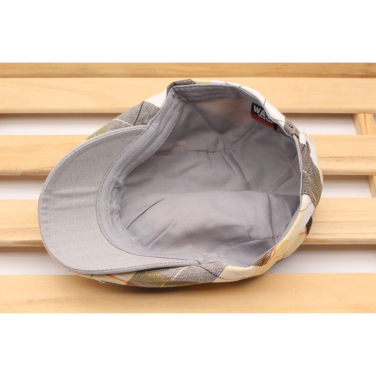 ハンチング帽子 チェック柄 綿混 帽子 キャップ メンズ レディース 56cm～59cm BNトレンド HC197-2 - メルカリ