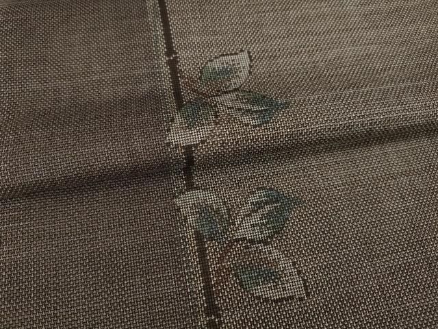 平和屋着物○本場大島紬 一元7マルキ エ霞風景文 正野絹織物