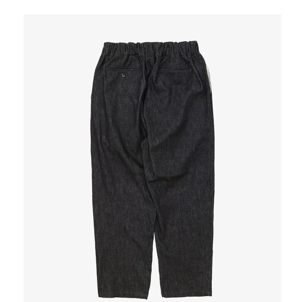 Sillage シアージ pantalon baggy black denim one wash パンタロン 