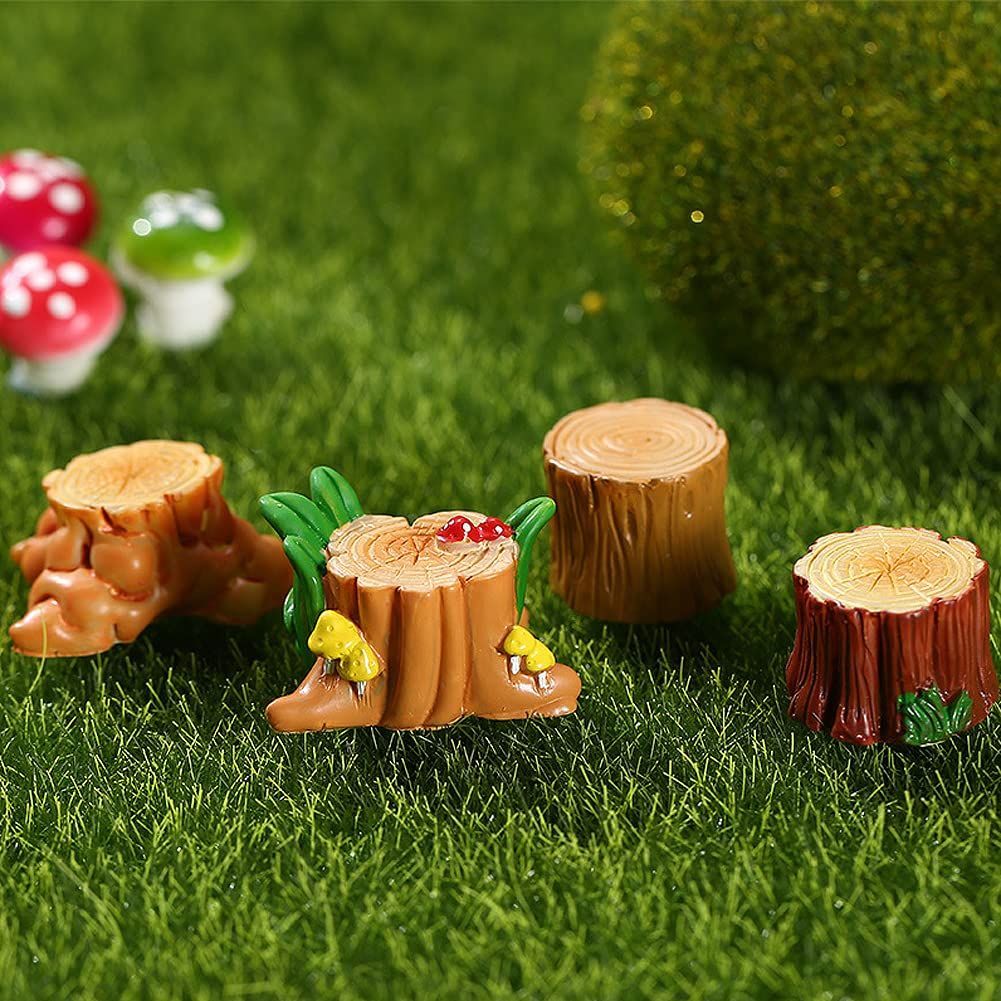 特価商品】苔テラリウムミニチュア 切り株妖精ガーデンアクセサリー苔