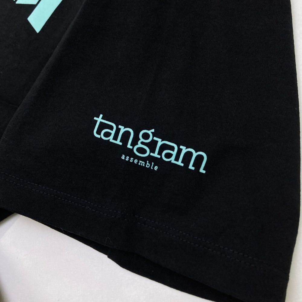 サイズ：M TANGRAM　タングラム  長袖Tシャツ  ブラック系 [240101486896] ゴルフウェア メンズ ストスト サイズ：M TANGRAM タングラム 長袖Tシャツ ブラック系