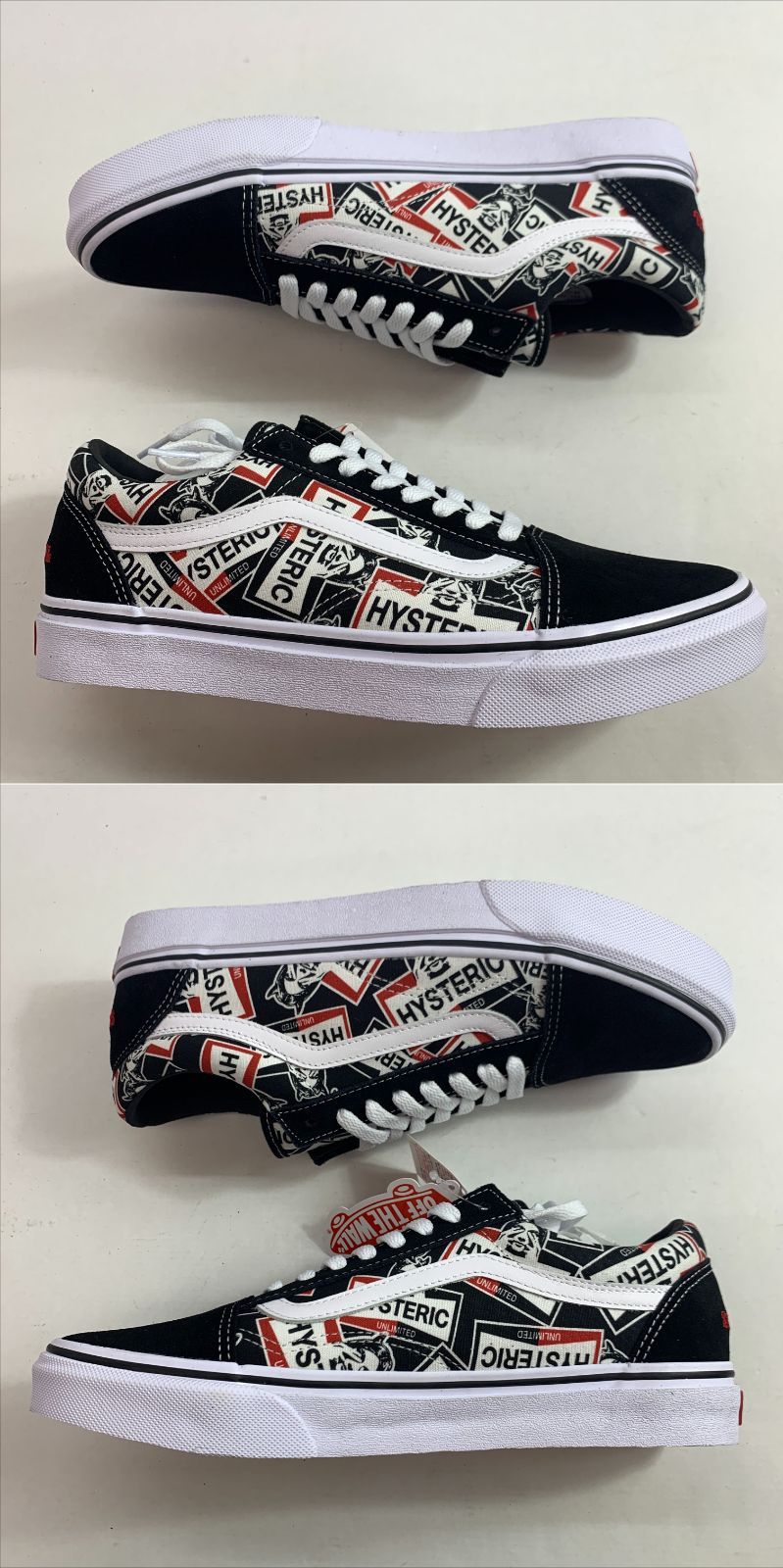 04m2299▽※HYSTERIC GLAMOUR × VANS OLD SKOOL SEE NO EVIL