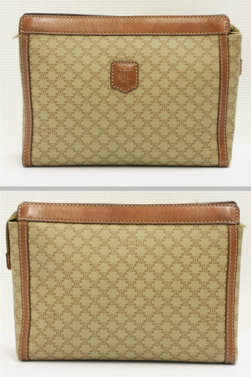 CELINE マカダム柄ポーチ セリーヌ マカダム柄 ポーチ CELINE 18695503 - メルカリ