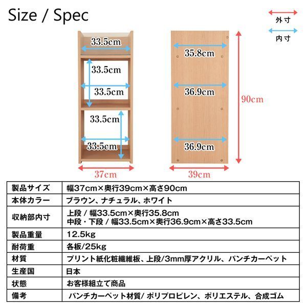 ディグれる レコード ラック ディスプレイラック ホワイト 組立品 代引不可 MARWIL-DEMENAGEMENTS_CH