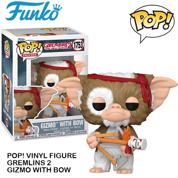 POP! MOVIES VINYL FIGURE GREMLINS 2 GIZMO with BOW 【FUNKO
