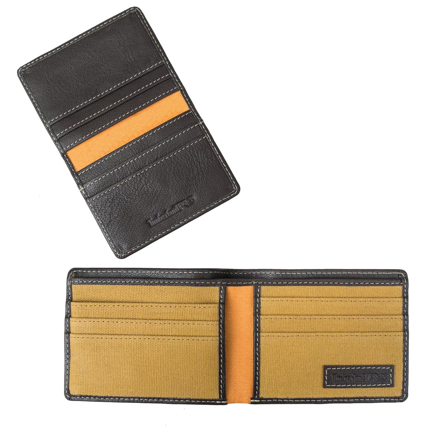 Timberland PRO Men's Leather RFID Wallet with Removable Flip