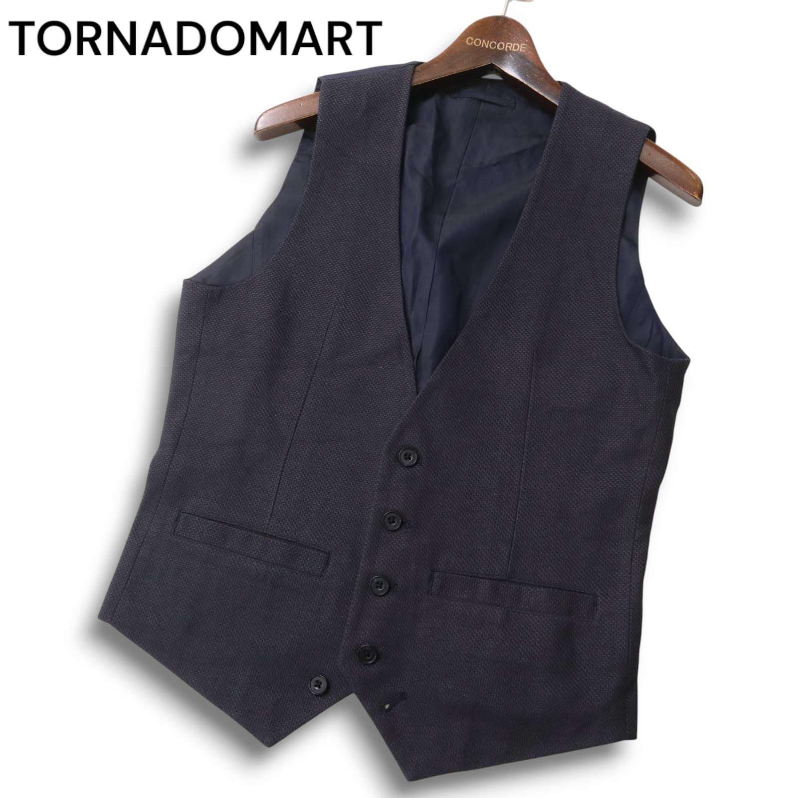 TORNADOMART トルネードマート 春夏 麻 リネン混☆ ベスト ジレ Sz.M 