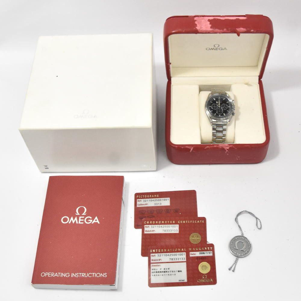 オメガ OMEGA 321.10.42.50.01.001 ブラック メンズ 腕時計