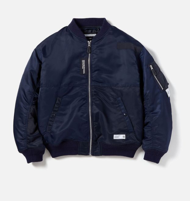 NEIGHBORHOOD / MA-1 FLIGHT JACKET/L/ナイロン/KHK/232SPNH-JKM03 NEIGHBORHOOD MA-1 FLIGHT JACKET ジャケット 232SPNH-JKM03 - メルカリ