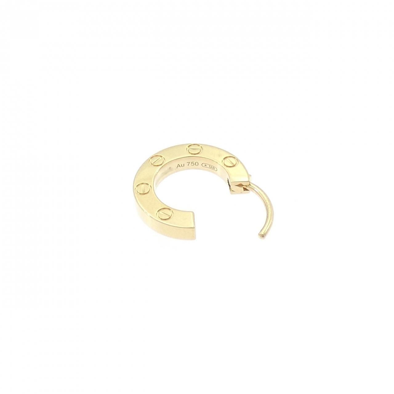 カルティエ ラブ ピアス 片耳 カルティエ ラブピアス シングル フープ