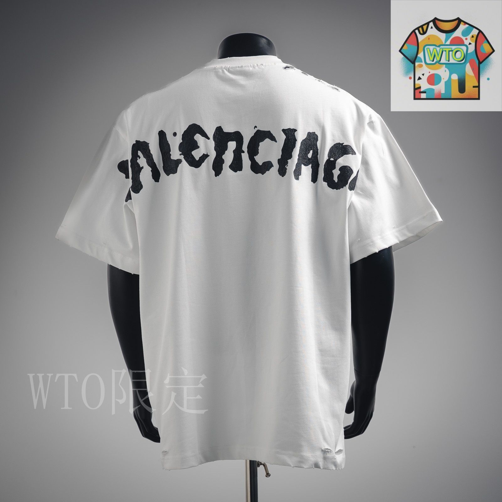 今日WTO】Balenciaga バレンシアガ 25ss バックプリント破損 T