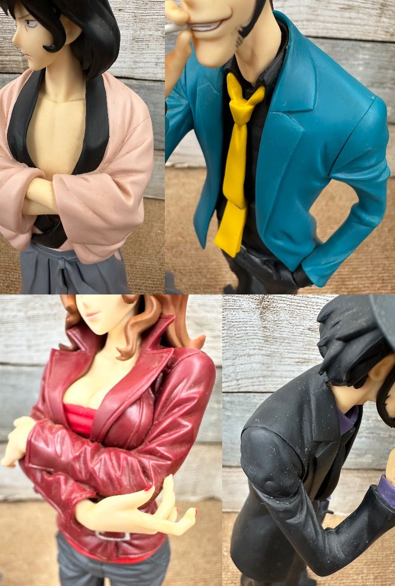 中古品】ルパン三世 フィギュア MASTER STARS PIECE 4体セット