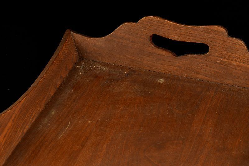 蔵A3837a 鳥取民藝 辰巳木工 運び盆 56 × 35.5 ｃｍ