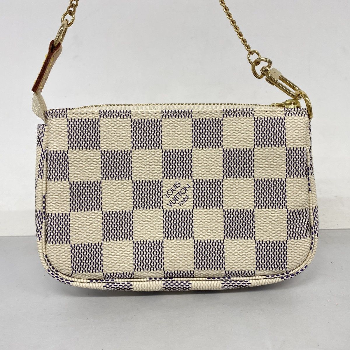 【中古品】ヴィトン / ダミエ・アズール ポーチ 5gd5416-h】ルイヴィトン ポーチ ダミエ・アズール ミニ