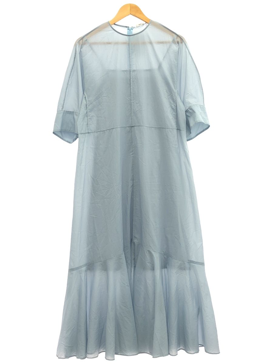 IENA イエナ 24040900600020 エアーナイロンシアーワンピース レディース 水色 38