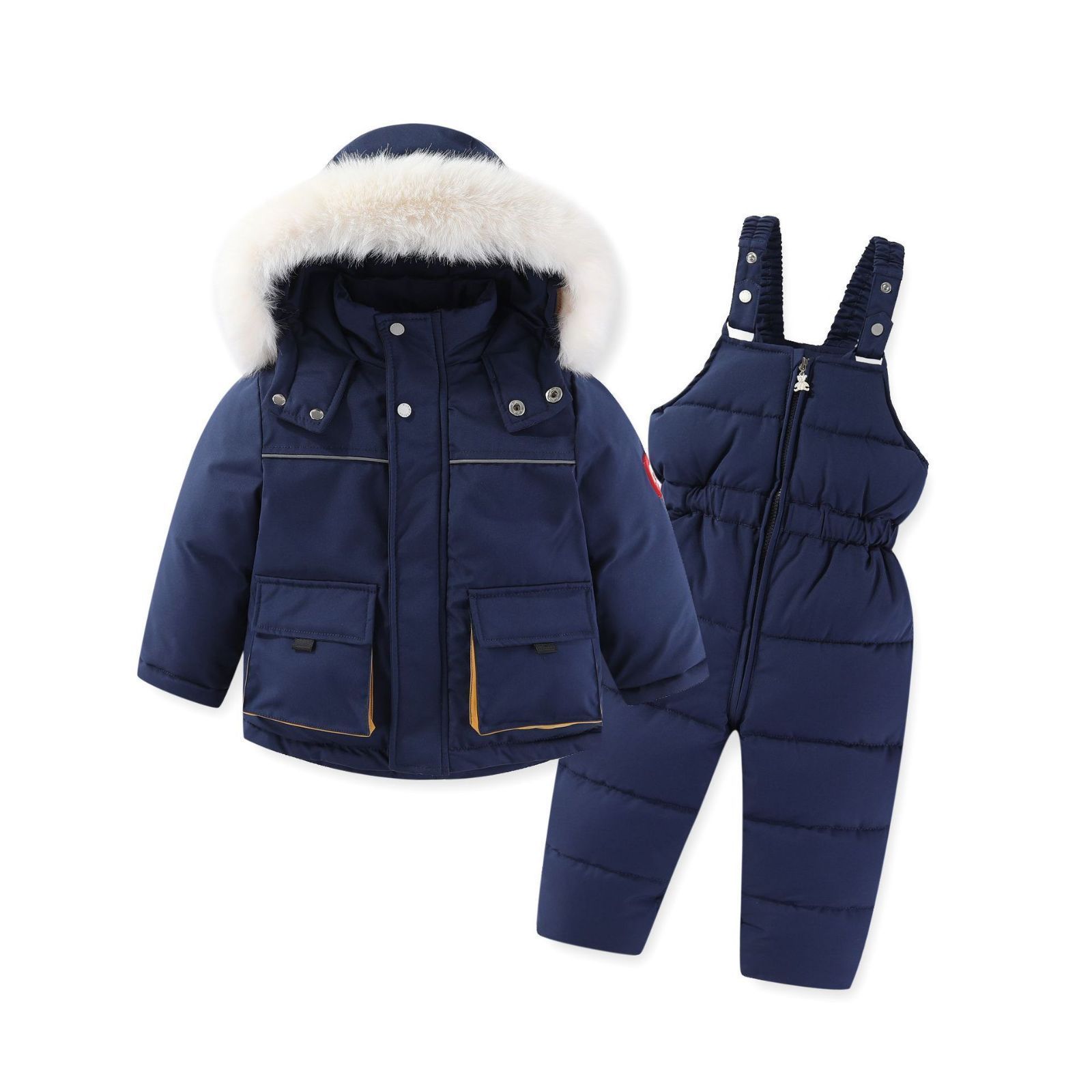子供服 上下セット アウター ジャケット キッズコート 中綿 サロペット パンツ フード付き スキーウェア スノーボードウェア 秋冬 防風 防寒着 防風 軽量 雪遊び お出かけ 通学 普段用 カジュアル おしゃれ kkklbm