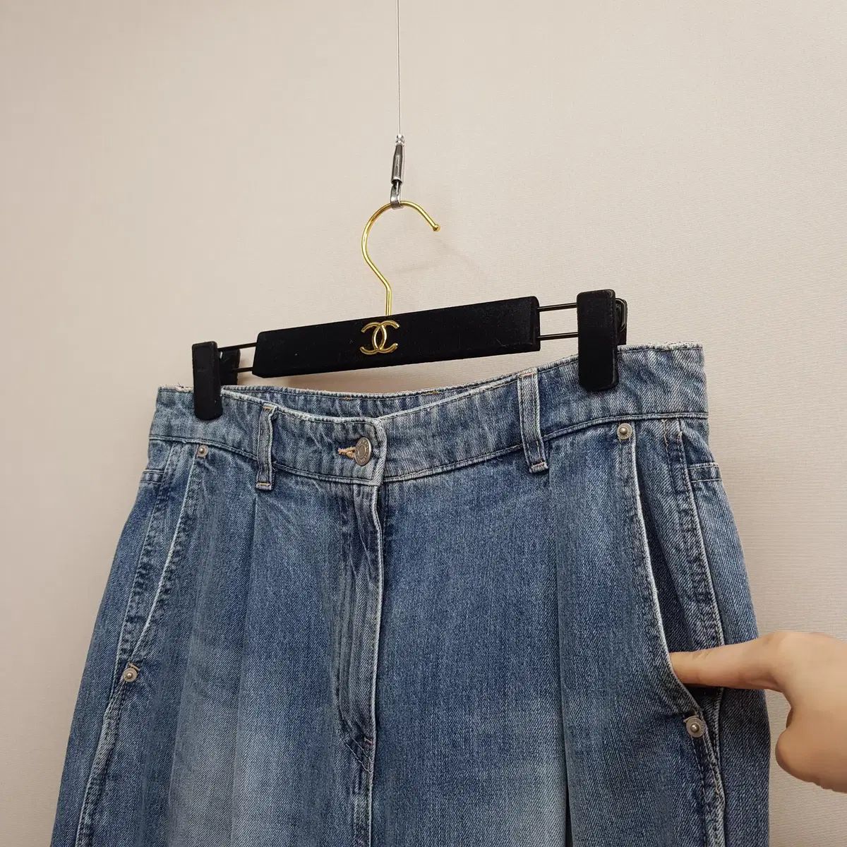 23SS ワイドデニムパンツ