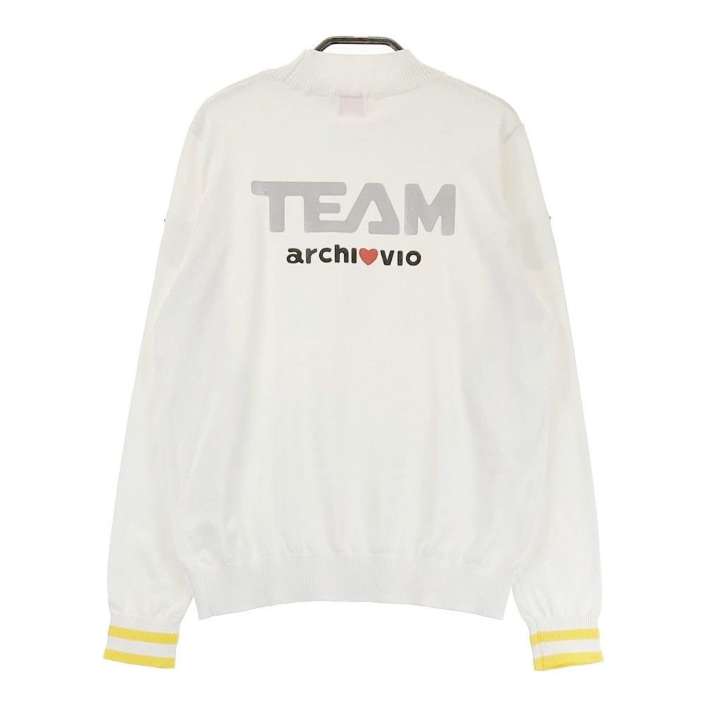 サイズ：38 ARCHIVIO アルチビオ ハイネック ニットセーター ホワイト