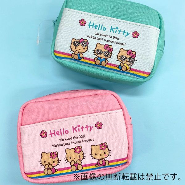 激レア♥キティちゃんお散歩シリーズ♥マルチーズ ハローキティ コラボ クリアマルチケース 平成レトロ