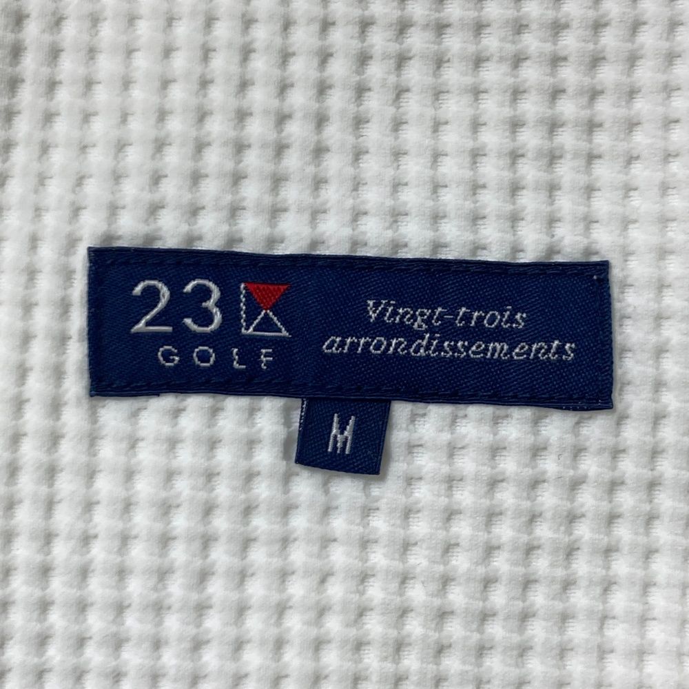 サイズ：M 23区GOLF ニジュウサンクゴルフ ジップジャケット