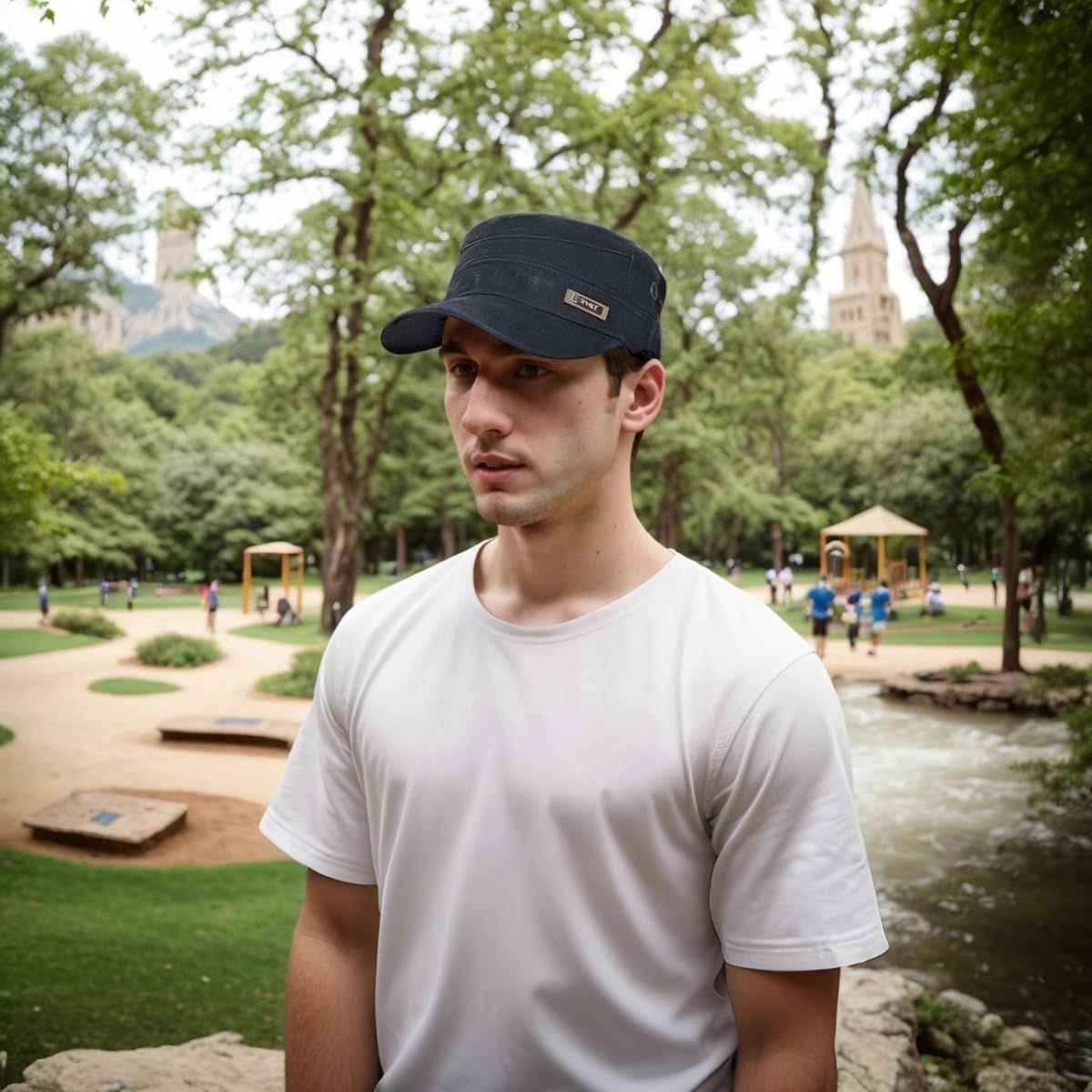 【ぜひ、お見逃しなく】 売切注意 お早めに ゴルフ 釣り アウトドア アウトドア ウォッシュ生地 綿 オールシーズン UVカット 美シルエット 作業 メンズ ワークキャップ 帽子 RUNQIU 可愛い