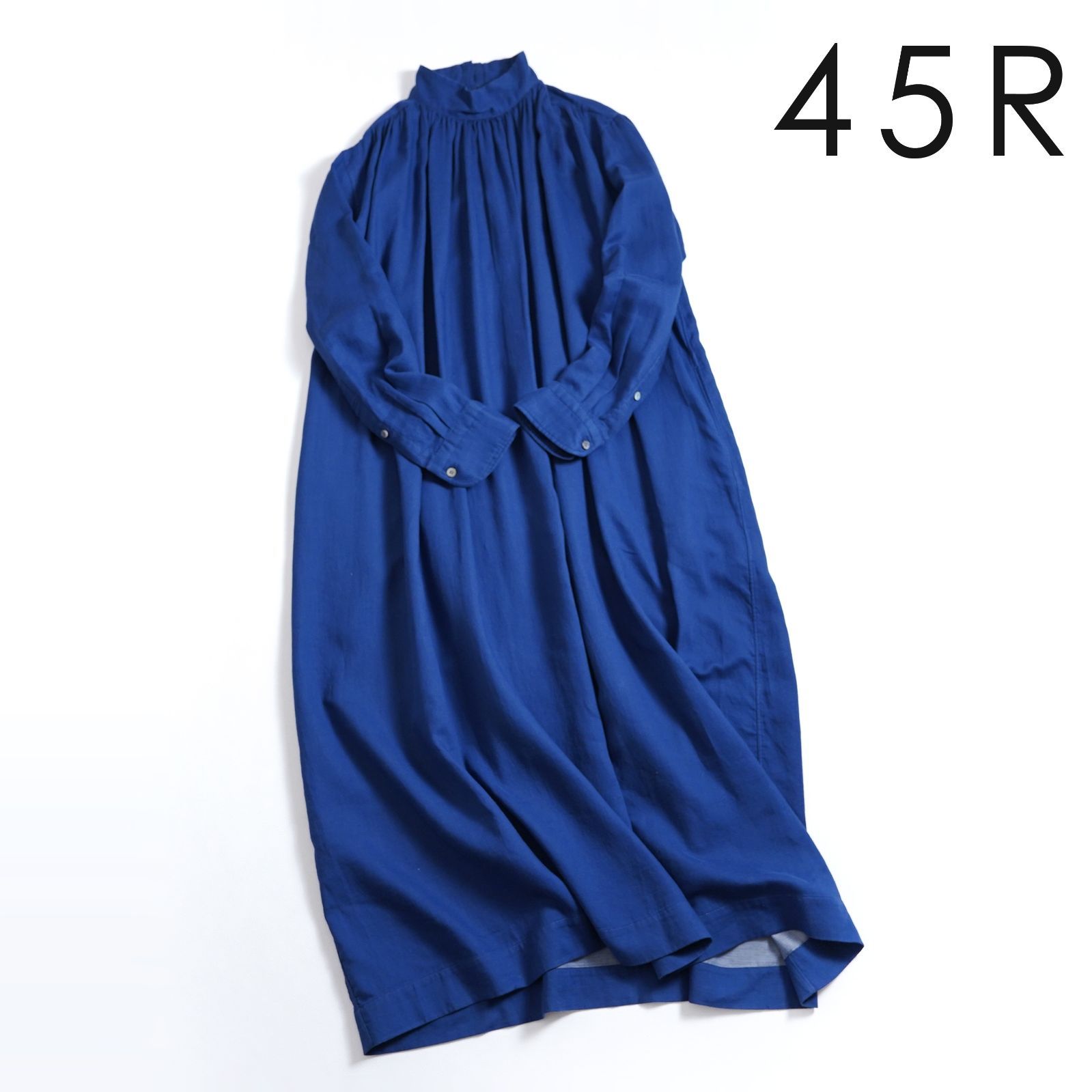 45R 藍カディネルワンピース 45R（フォーティファイブアール）の「藍カディネルワンピース