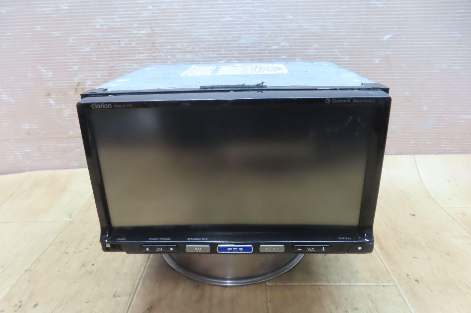 全品送料無料！ F3882 クラリオン NX712 メモリーナビ 地図2012年 地デジTVフルセグ内蔵 Bluetooth内蔵 CD DVD再生OK