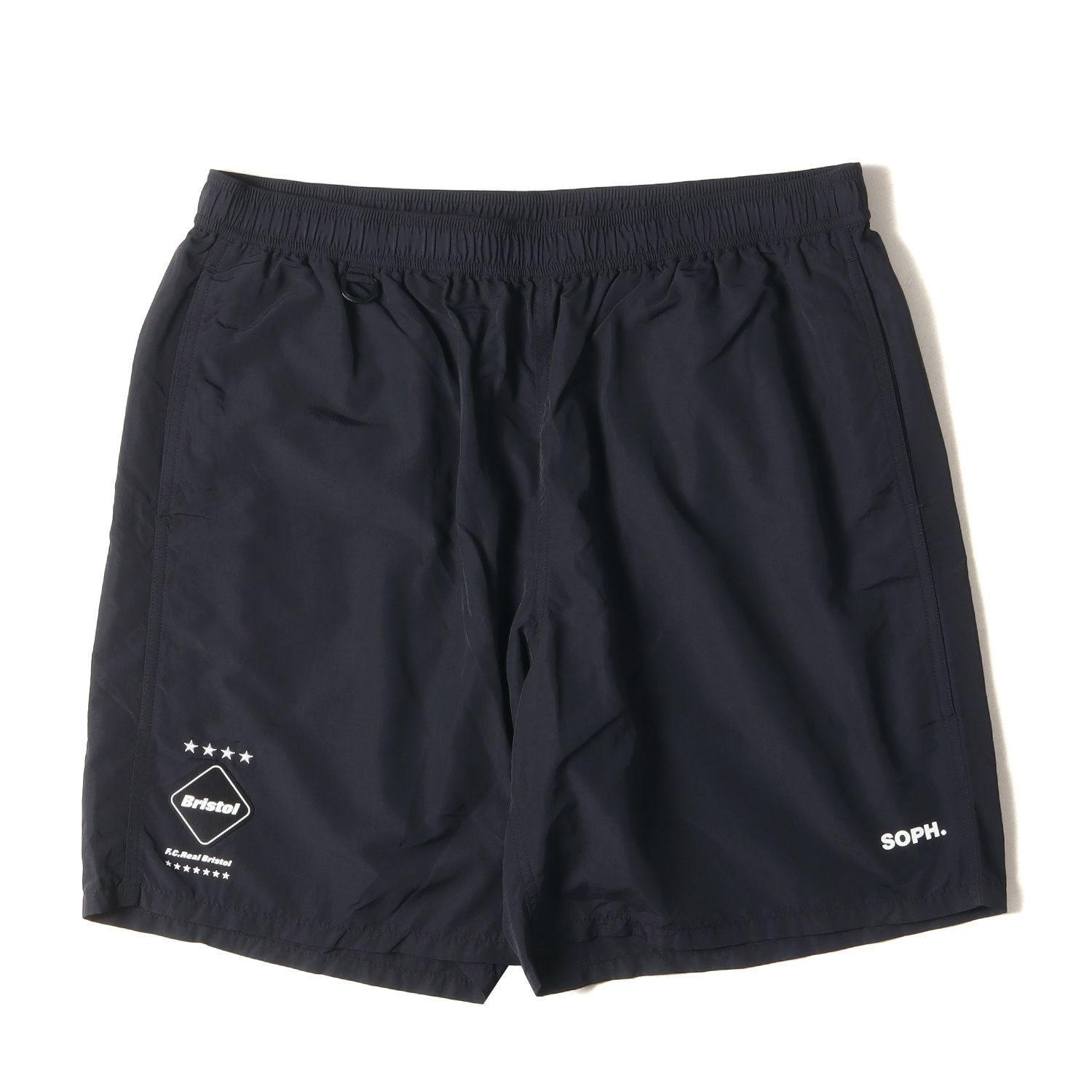 美品 F.C.Real Bristol エフシーレアルブリストル パンツ サイズ:L 22SS ナイロン イージー ショーツ Nylon Easy Shorts ブラック 黒 ボトムス ズボン ショートパンツ【メンズ】