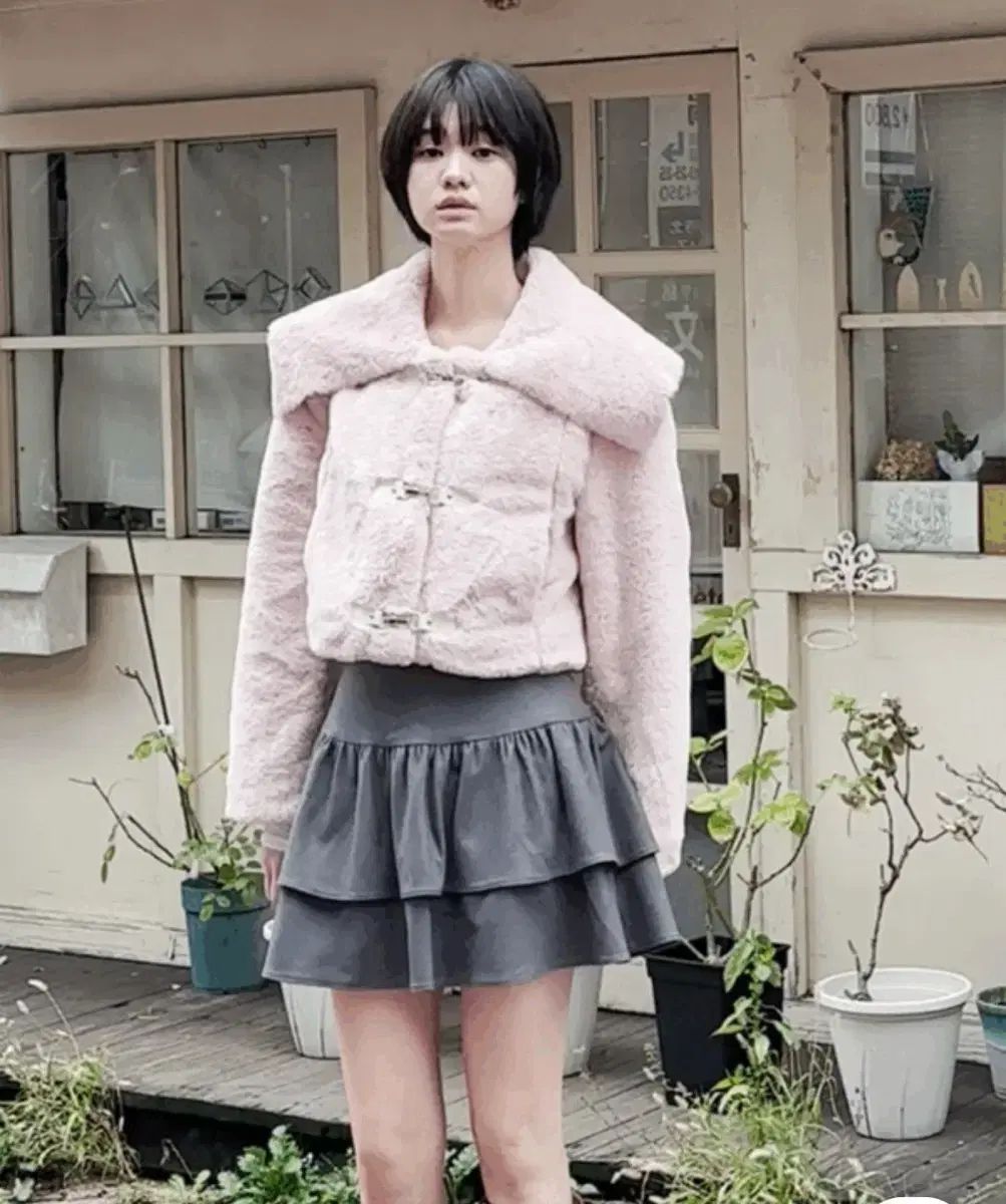 Not your rose ノットユアローズ リリ スカート グレー Lili skirt Gray