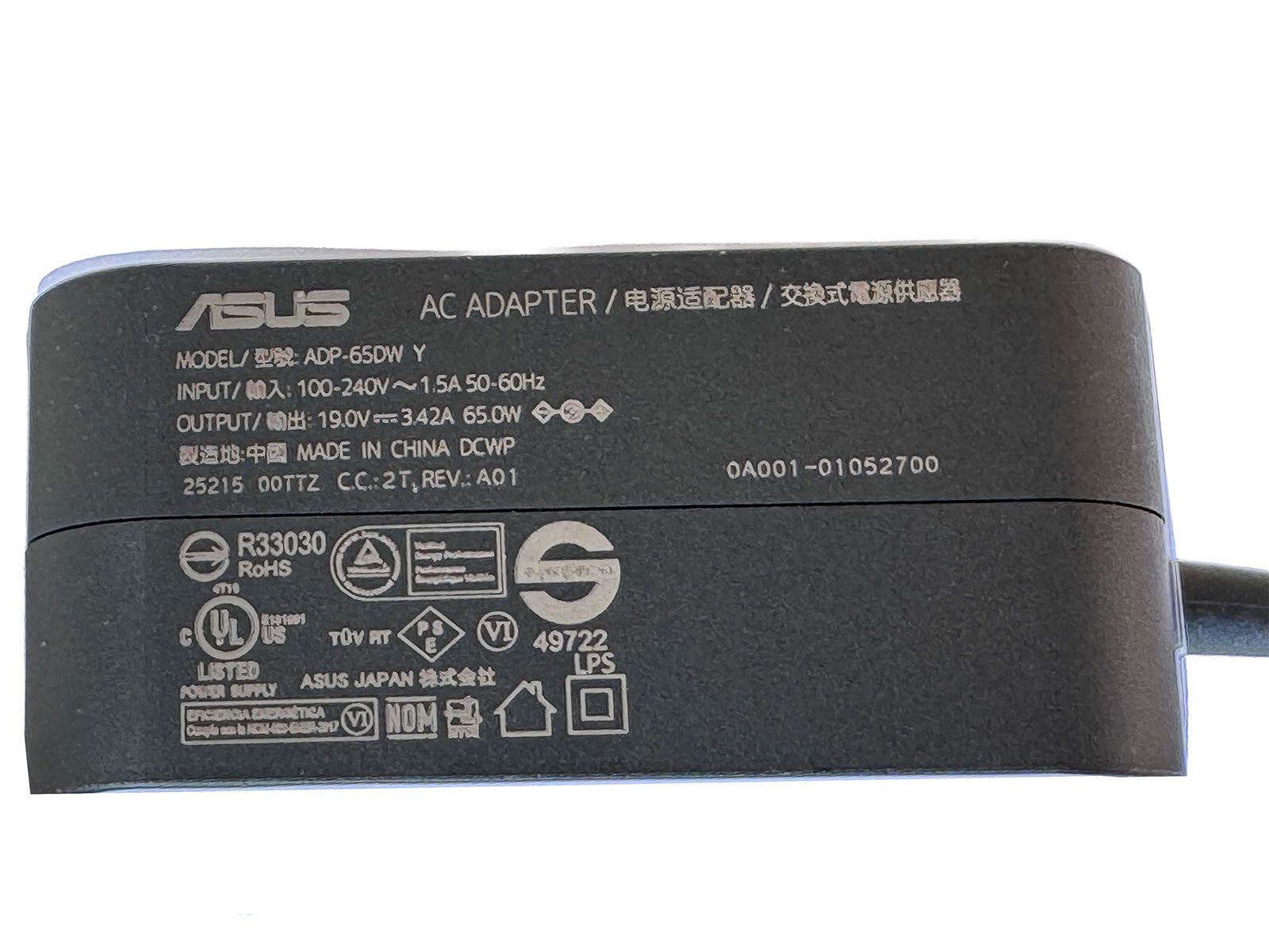 純正 ASUS 200W ACアダプター スリムパワージャック ゲーミングPC用 純正 ASUS 200W ACアダプター スリムパワージャック対応