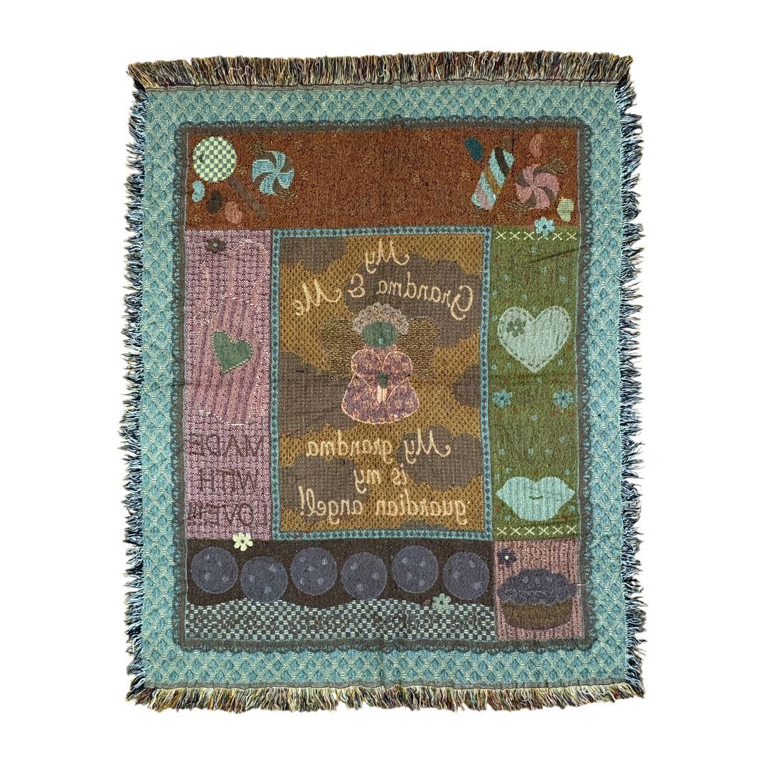 vintageラグ カーペット おばあちゃん 感謝 1530 vintageラグ カーペット おばあちゃん 感謝 1530 - メルカリ