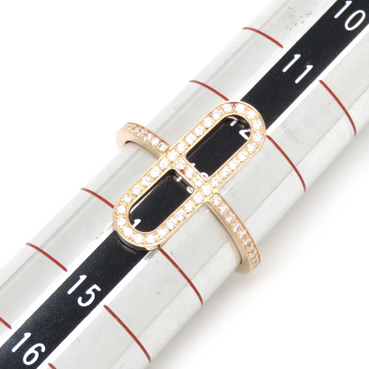 エルメス HERMES リング 指輪 エヴァー シェーヌダンクル PM ダイヤ