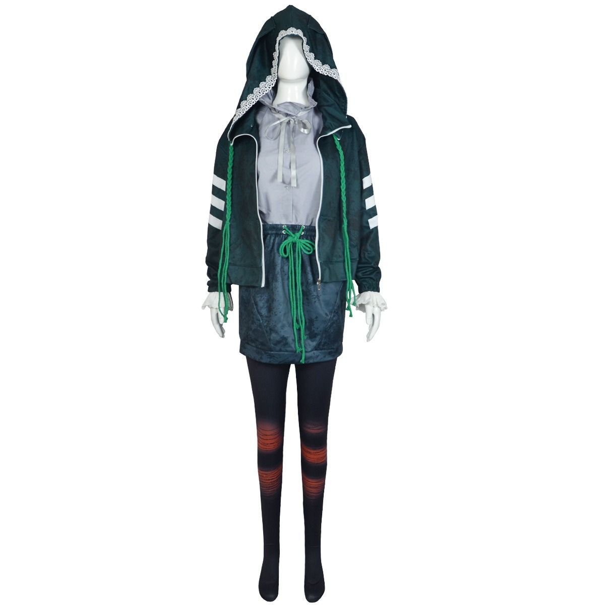 ハロウィン コスプレ 服 ゲーム Dead by Daylight デッドバイデイライト フェン ミン コスプレ カラー グリーン