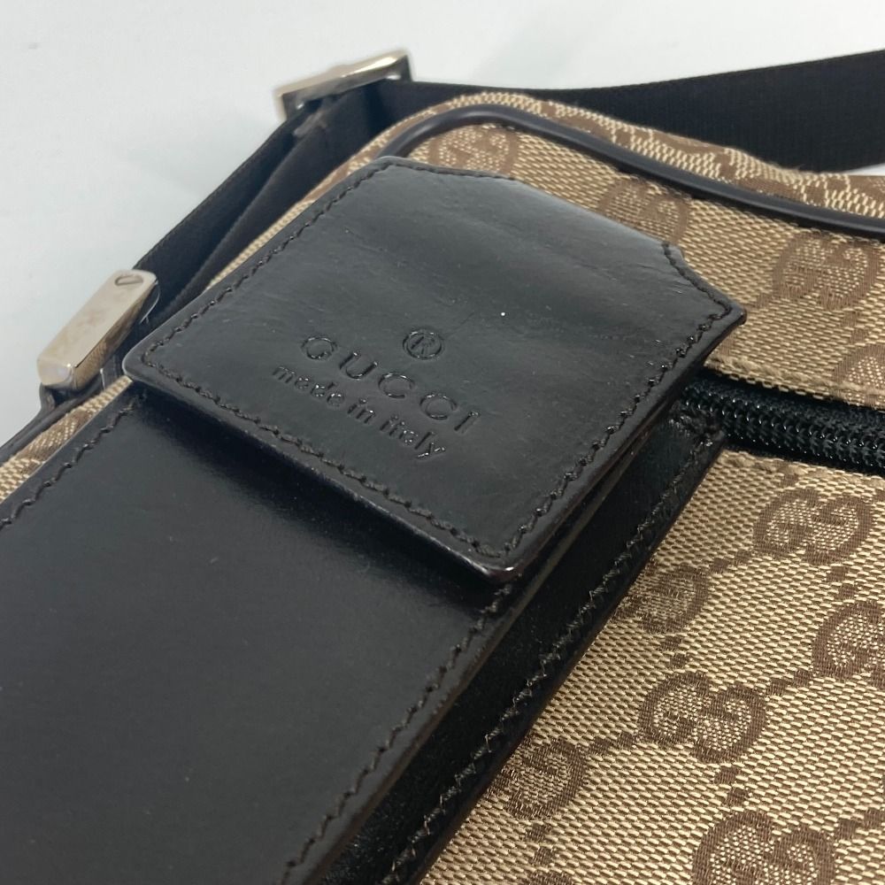 GUCCI グッチ ショルダーバッグ GG 018・1619 キャンバス/レザー