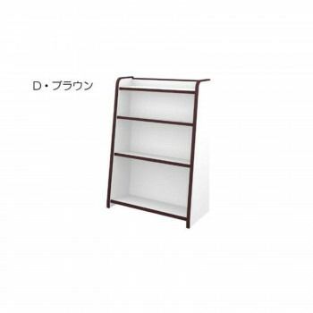 知育家具 EVAキッズシリーズ ほんだな 幅63cm GR-63H D ブラウン