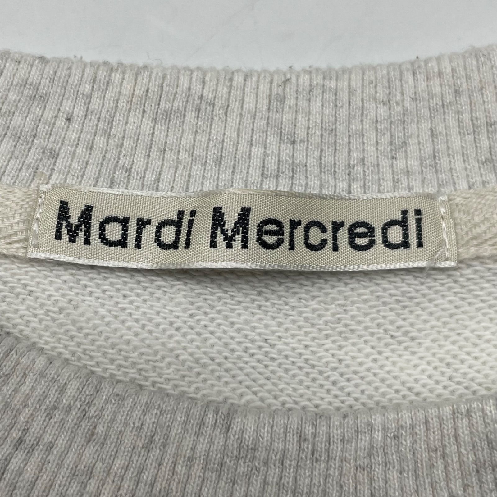 Mardi Mercredi マルディメクルディ プリントスウェット