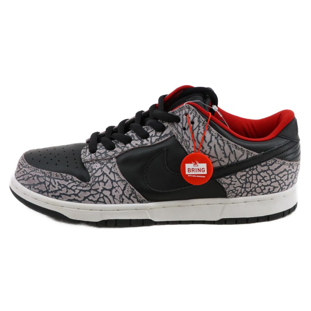 NIKE SB (ナイキエスビー) 02AW ×Supreme Dunk Low Black Cement