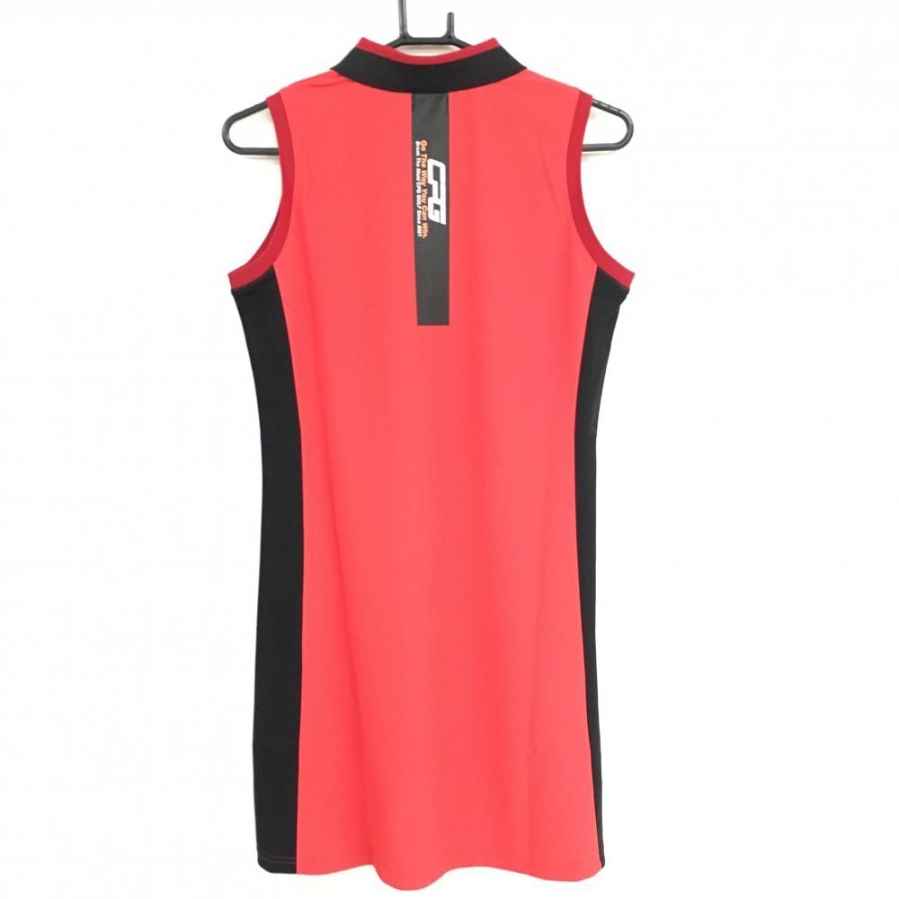 【CPG GOLF】美品♡ノースリーブワンピース ハーフジップ ブラック L CPG GOLF シーピージーゴルフ ハーフジップ ノースリーブ
