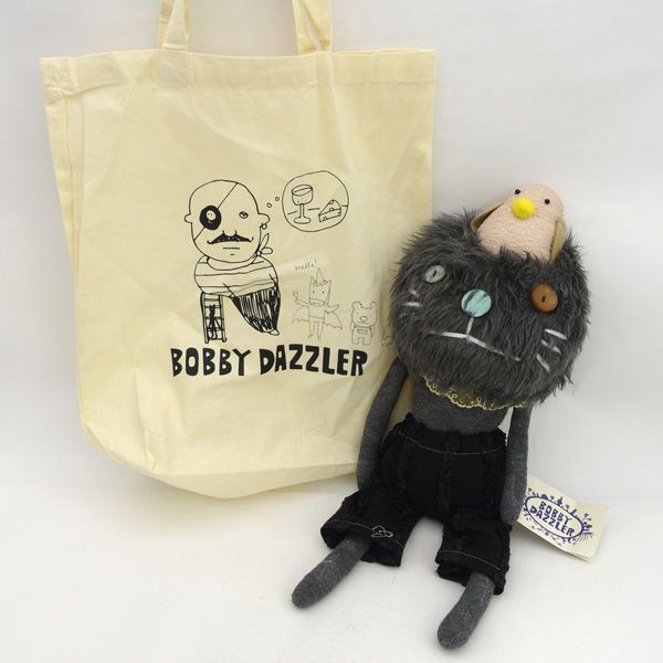 BOBBY DAZZLER / ボビーダズラー ◇ぬいぐるみ/猫/ネコ/グレー