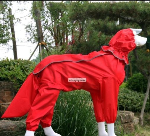 犬用レインコート無地 完全防水 防雪 防塵 防風 おしゃれ 着せやすい小型犬 中型犬 大型犬 フルカバー リード通し フード付き 耐久性 通気