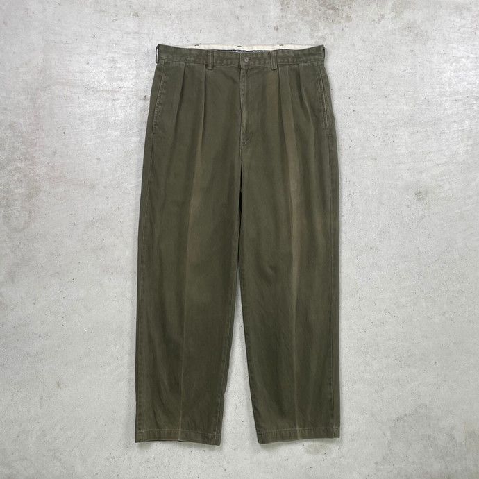 90年代 Polo Ralph Lauren ポロラルフローレン ワイドチノパンツ 2