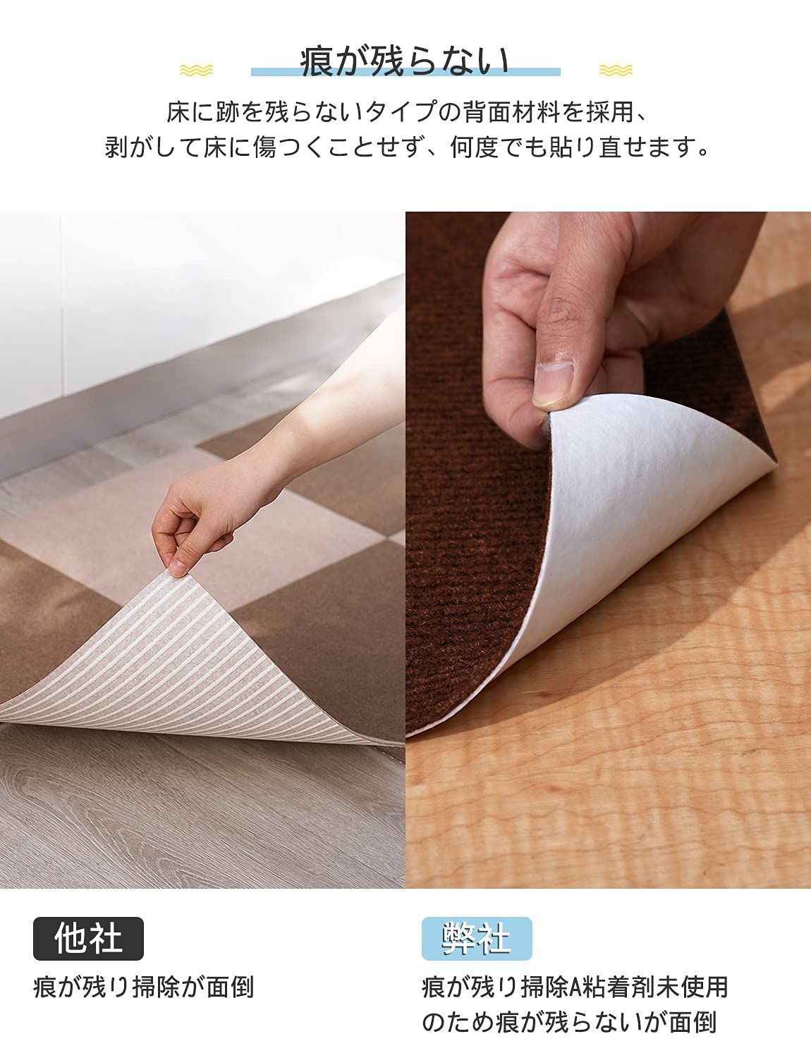 ジョイントマット 大判サイズ 45*45cm 40枚 タイルマットチェアマット