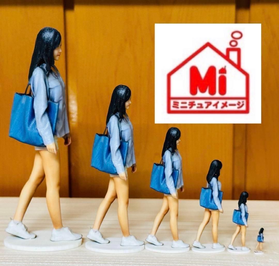 1/64 フィギュア　多数　3Dプリント　リアル NEW 新作 3Dフィギュア 女子高生 左から、、、 1/43 1/64 1/80 1