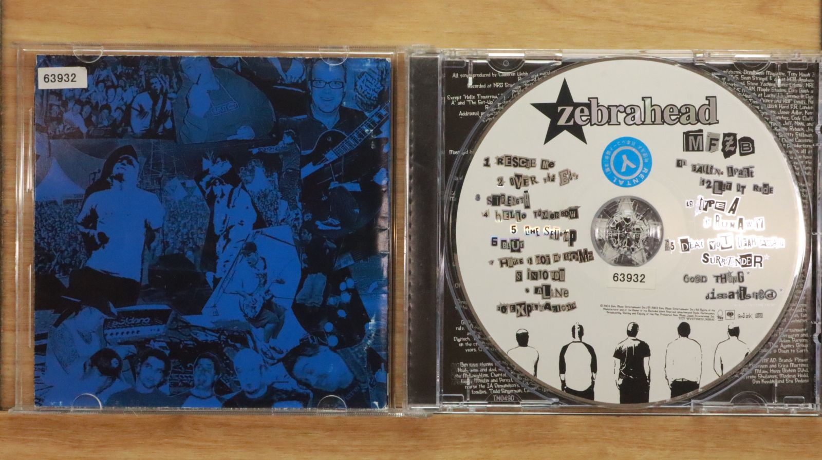 国内盤CD☆ゼブラヘッド/Zebrahead□ MFZB 【SICP424