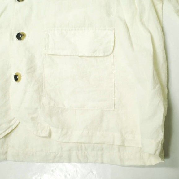Sillage シラージ 日本製 LINEN PACKABLE 3 POCKET JACKET リネン 