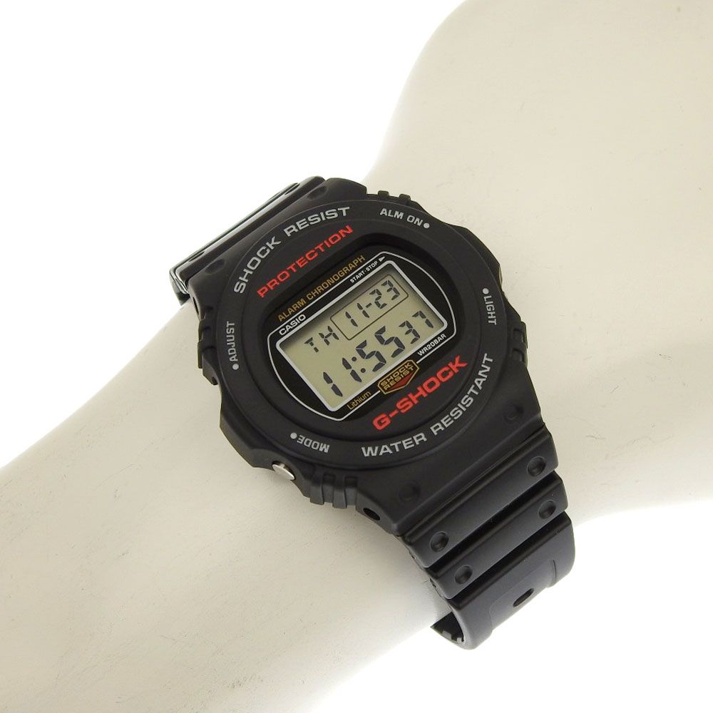 【本物保証】 新品同様 カシオ CASIO Gショック 復刻スティングモデル メンズ クォーツ 電池 腕時計 DW 5750E 1JF