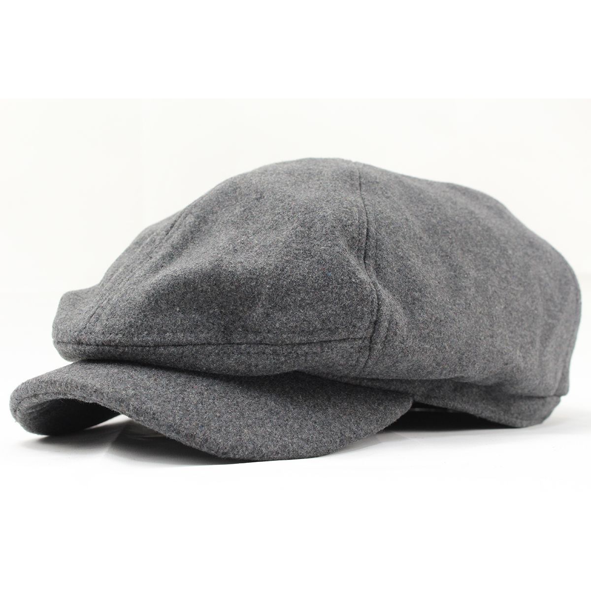 キャスケット帽子 無地 シンプル ウール混 キャップ 帽子 ハンチング帽子 57cm KC66-2